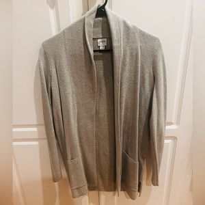 J Crew Blazer Cardigan in grey NWOT size XXS
